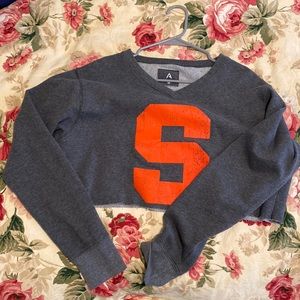 Syracuse cropped sweatshirt
